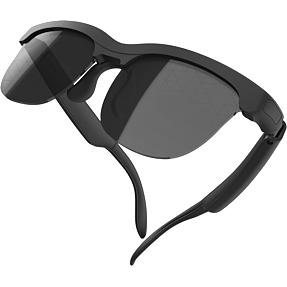 Music Hero solbriller med indbygget lyd - sort