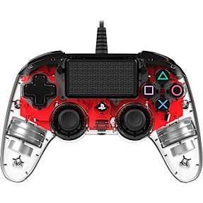 PS4: Nacon Compact Controller LED Rød