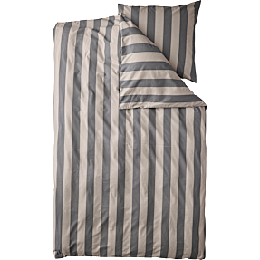 Salling Trend sengetøj 140x200 cm - bred grå strib