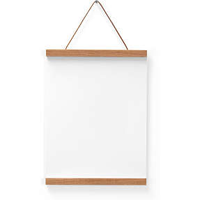 Plakatliste i massiv eg - 31 cm