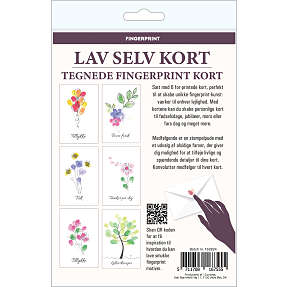 Fingerprint kort m. print 6-pak