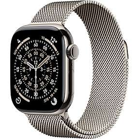 Apple Watch S11 (2025) GPS + Cell 42 mm - Natural Titanium  - Natural Milanese Loop