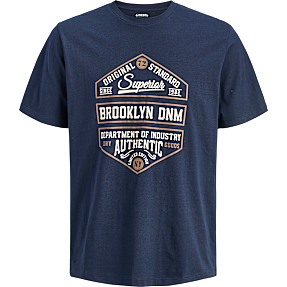 JJ REBEL herre T-shirt str. M - mørkeblå