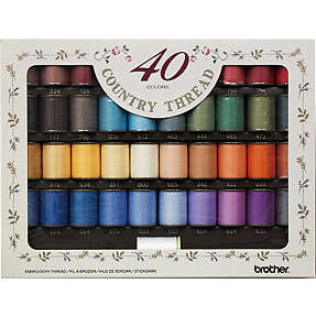 Brother SKiTCH PP1 Broderimaskinetråd - 40 farver
