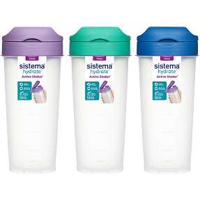 Sistema Active shaker (750ml) - flere varianter - assorteret