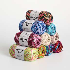Farmers Yarn 8/4 Print bomuldsgarn - flere varianter - assorteret