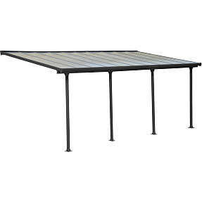 Palram - Canopia Feria terrasseoverdækning sampak 18,1 m2 - antracitgrå