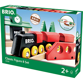 BRIO klassisk 8-tals togbane 33028