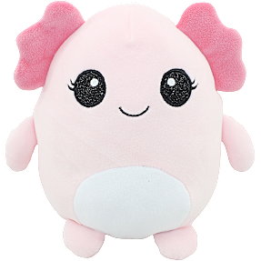 Rund axolotl bamse 18 cm