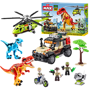 Max Bricks Dinosaur Eventyr byggesæt