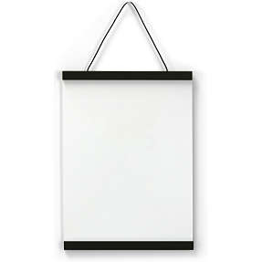 Plakatliste i sort - 31 cm