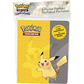 Pokémon samlemappe m. 3-pack Booster pakke