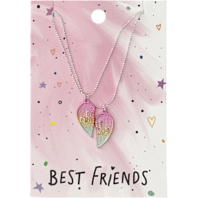 CBYH børne best friend halskæde - sølvfarvet