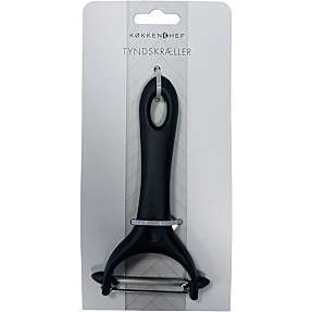 Køkkenchef tyndskræller sort - 21 cm