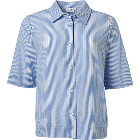 VRS dame skjorte str. L - blå