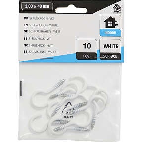 HomeFixer skruekrog 3x40 mm 10 stk