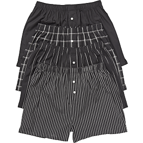 VRS herre 4-pak boxershorts str. M - sort