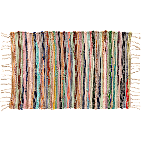 BASIS gulvtæppe 50x80 cm - multifarvet