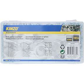 Kinzo sortimentskasse 151 stk.