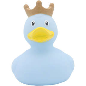 Lilalu badeand - lyseblå med krone