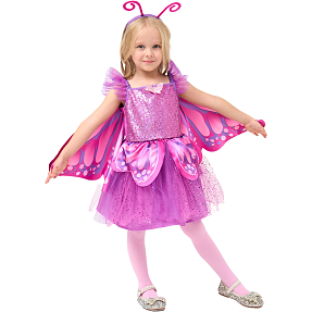 Sommerfuglekjole str. 116 cm