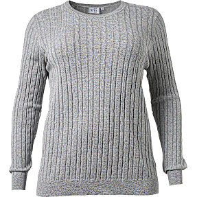 VRS dame striktrøje str. 48 - grå