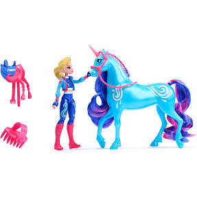 Unicorn academy Isabel & River dukke og hest