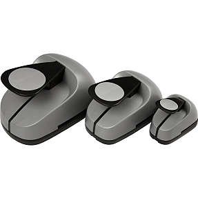 Lag-på-lag stansejern rund 25-75 mm 3 stk.