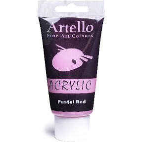 Artello akrylmaling 75 ml - pastelrød