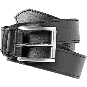 VRS herre læderbælte str. 100 cm - sort
