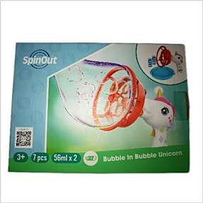 SpinOut sæbebobler - enhjørning