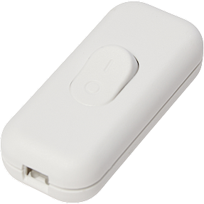 Elworks gennemgangsafbryder - hvid