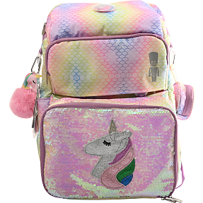 Danpen Junior skoletaske - Unicorn