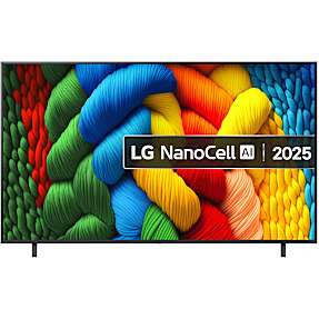 LG 75" NanoCell 4K AI TV 75NANO80A 2025