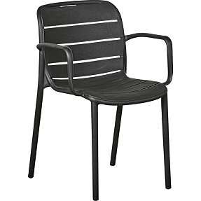 Lindholdt havestol - sort