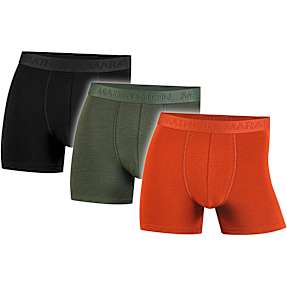 Marathon herre 3-pak tights str. M - orange/grøn/sort