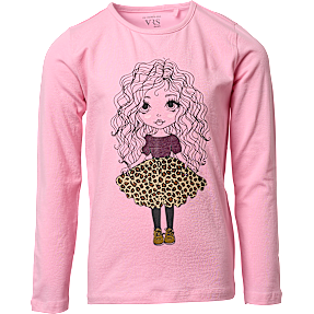 VRS børne bluse str. 146/152 - rosa