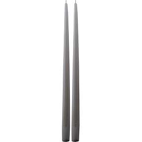 Windsor hånddyppede lys med lak H:39 cm 2-pak - grøn