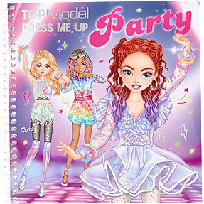 TOPModel Dress Me Up party stickerbog