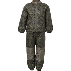 VRS børne termosæt str. 134 - grøn