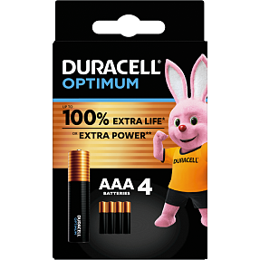 Duracell Optimum AAA batterier 4-pak