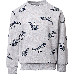 VRS børne sweatbluse str. 122/128 - grå
