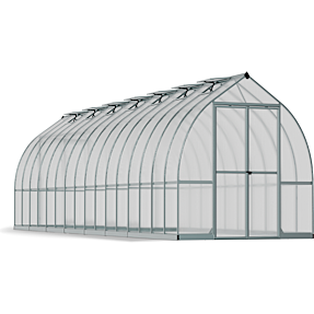 Bella drivhus - sølvfarvet