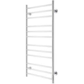 TVS eldo 12l el håndklæderadiator 1160 x 530 mm med timer og helt runde lameller. Rustfri