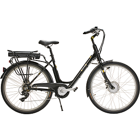 SCO E-Modern dame elcykel 7 gear 26" 10,4AH 2025 - sort