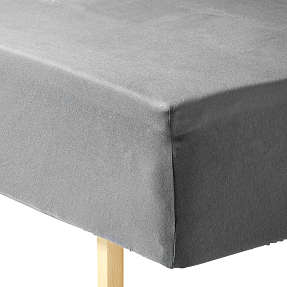 MAISON jersey stræklagen 90x200x45 cm - grå