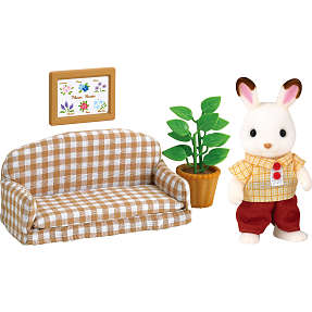 Sylvanian Families sæt med far chokoladekanin