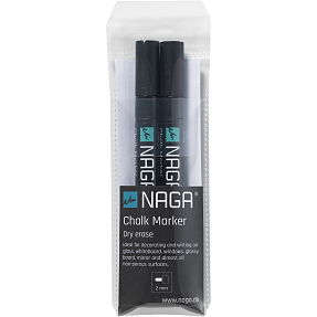 NAGA tavle marker 2 mm - sort