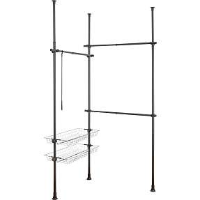 Wenko Herkules duo garderobestativ - sort