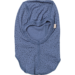 808 baby uld balaclava str. 68/74 - blå